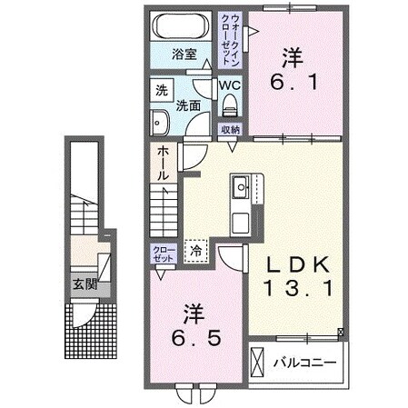 フラン　メゾン　オーブの物件間取画像